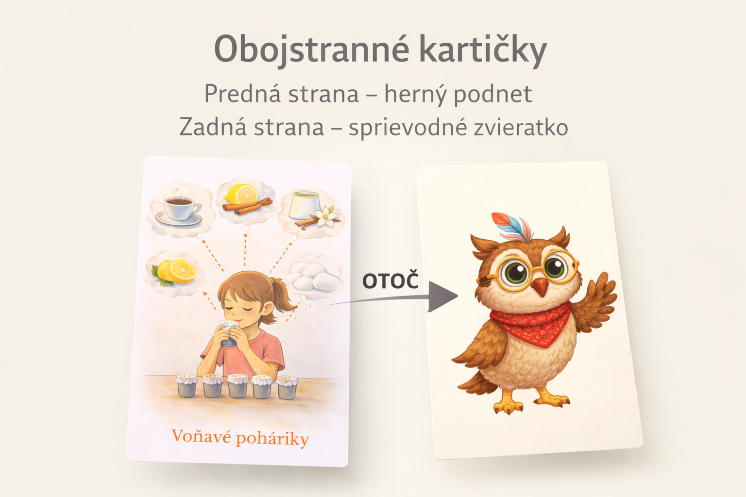 Zmyslový kompas Kartičky s aktivitami- Tlačený produkt