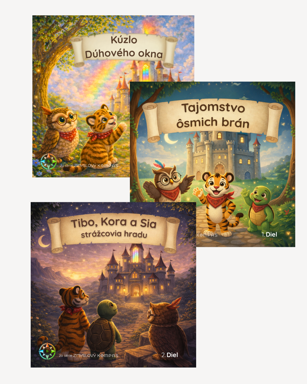 Zmyslový kompas Sada detské knihy- digitálny produkt na stiahnutie